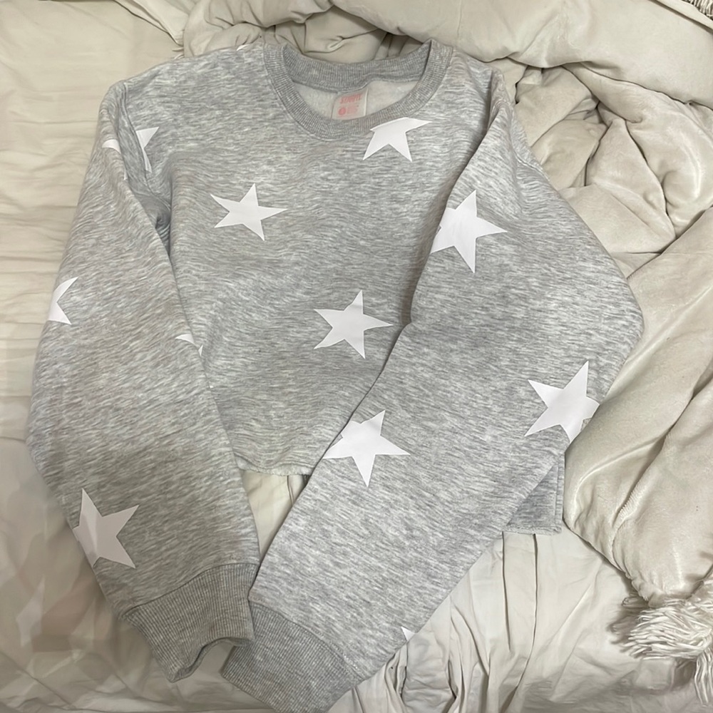 Cropped Starfit crew neck
